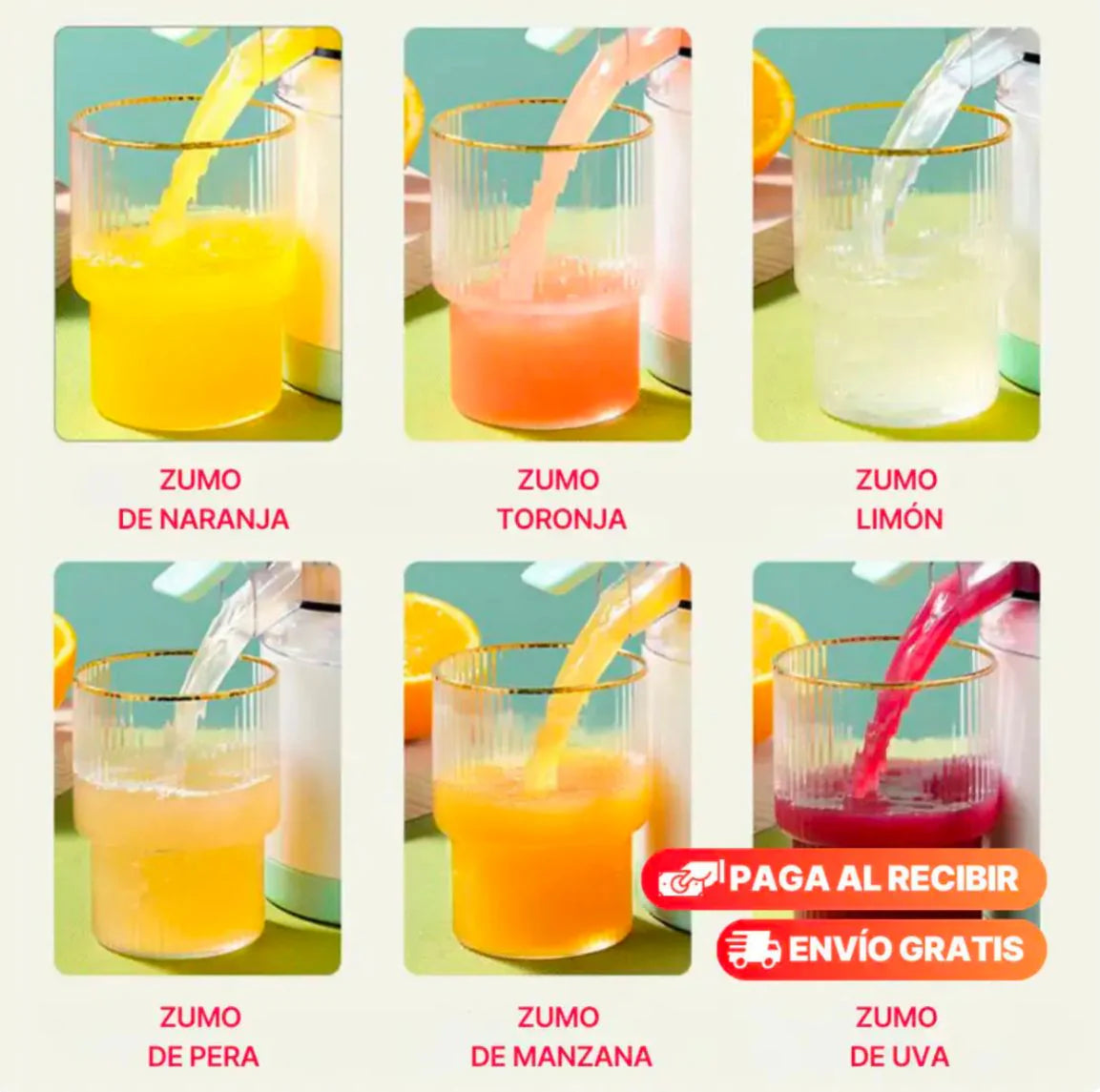 JuicyZap™ Exprimidor de jugos Eléctrico