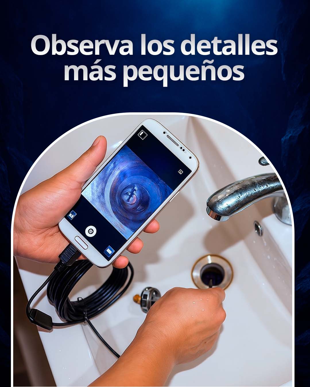 ProScope™ Cámara Endoscópica Wifi Impermeable