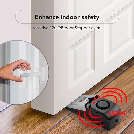 SeguriStop™ Tu alarma portátil de puerta, 🔊 120 dB de tranquilidad ecuatoriana