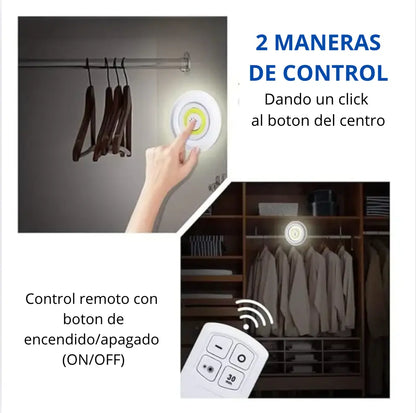 LuminaPro™ 🔦Set de 3 Luces de Emergencia con Control Remoto