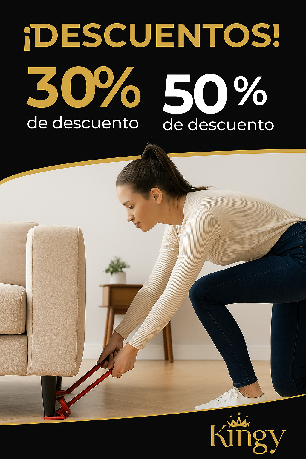 HomeShift™ Kit Levanta y Desplaza Muebles💪🛋️"