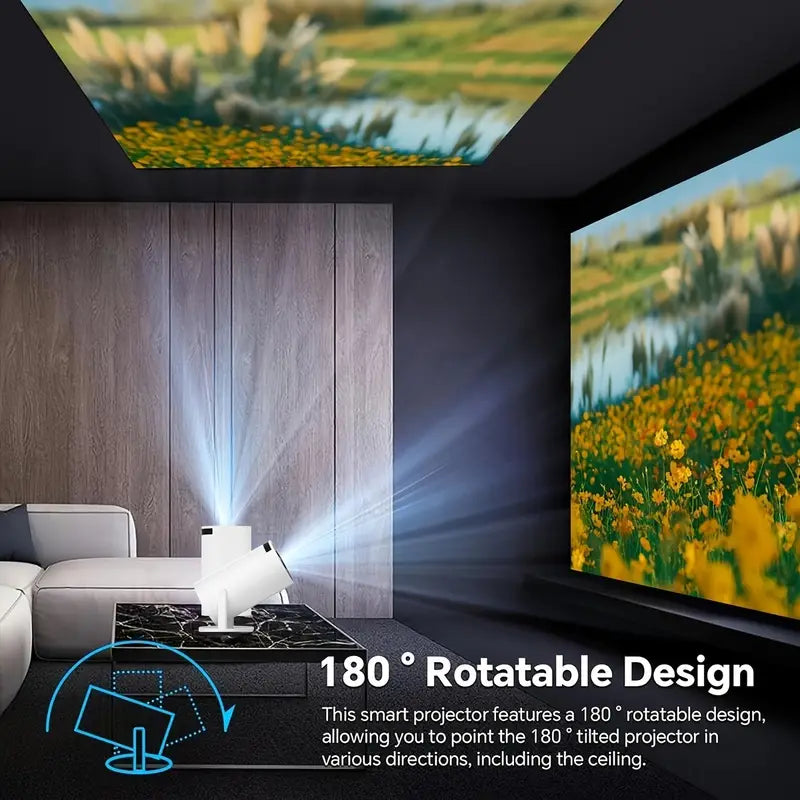 🎬 PlayBeam™ Proyector HY300 +10.000 Juegos, TV en vivo y MAS