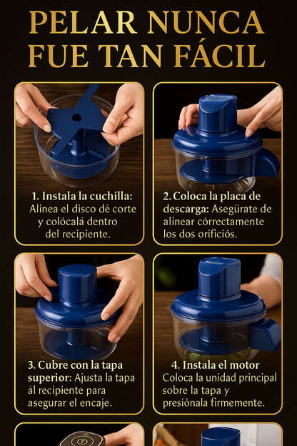 ElitePeeler™ Pelador de frutas y verduras eléctrico