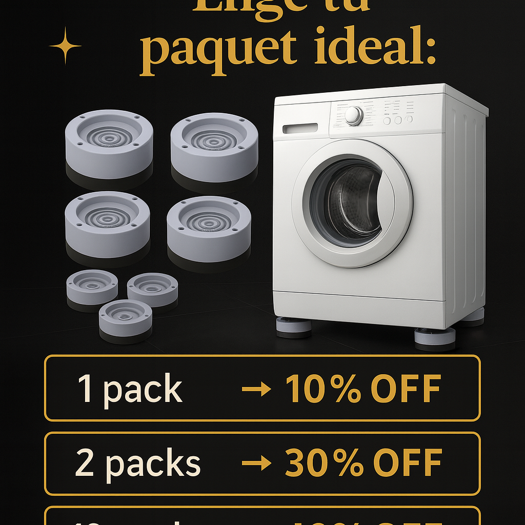 SilentBase™ Soporte Antivibracion Lavadora y Secador