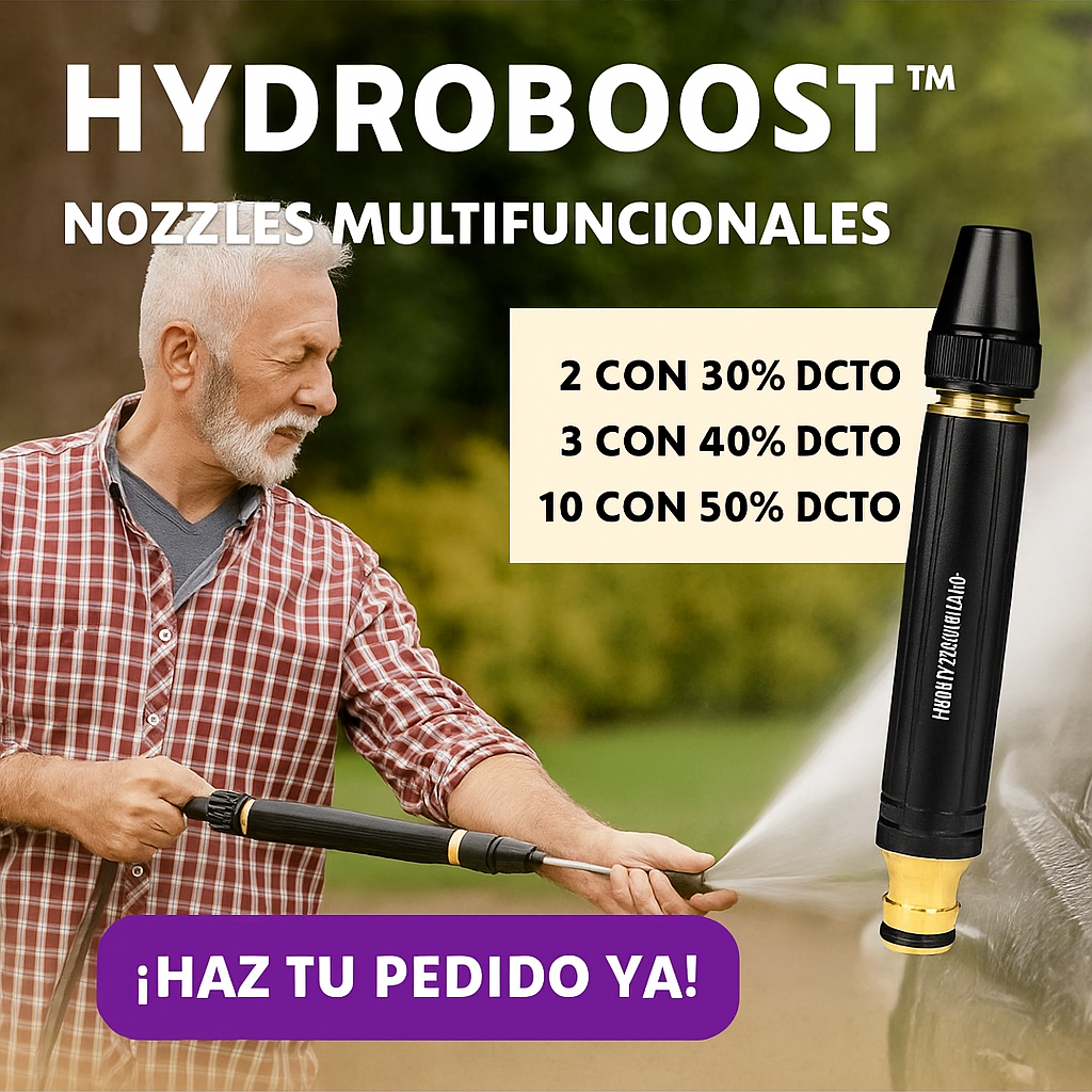 HYDROBOOST™ Kit de Boquillas Con Acoples