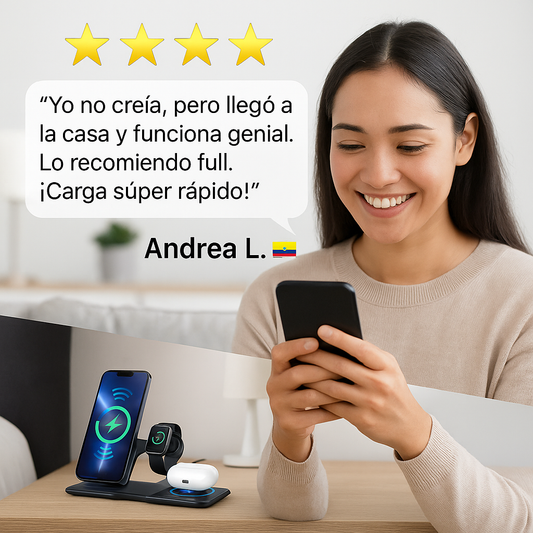 POWERMAG™ Cargador Inalámbrico Magnético 3 En 1