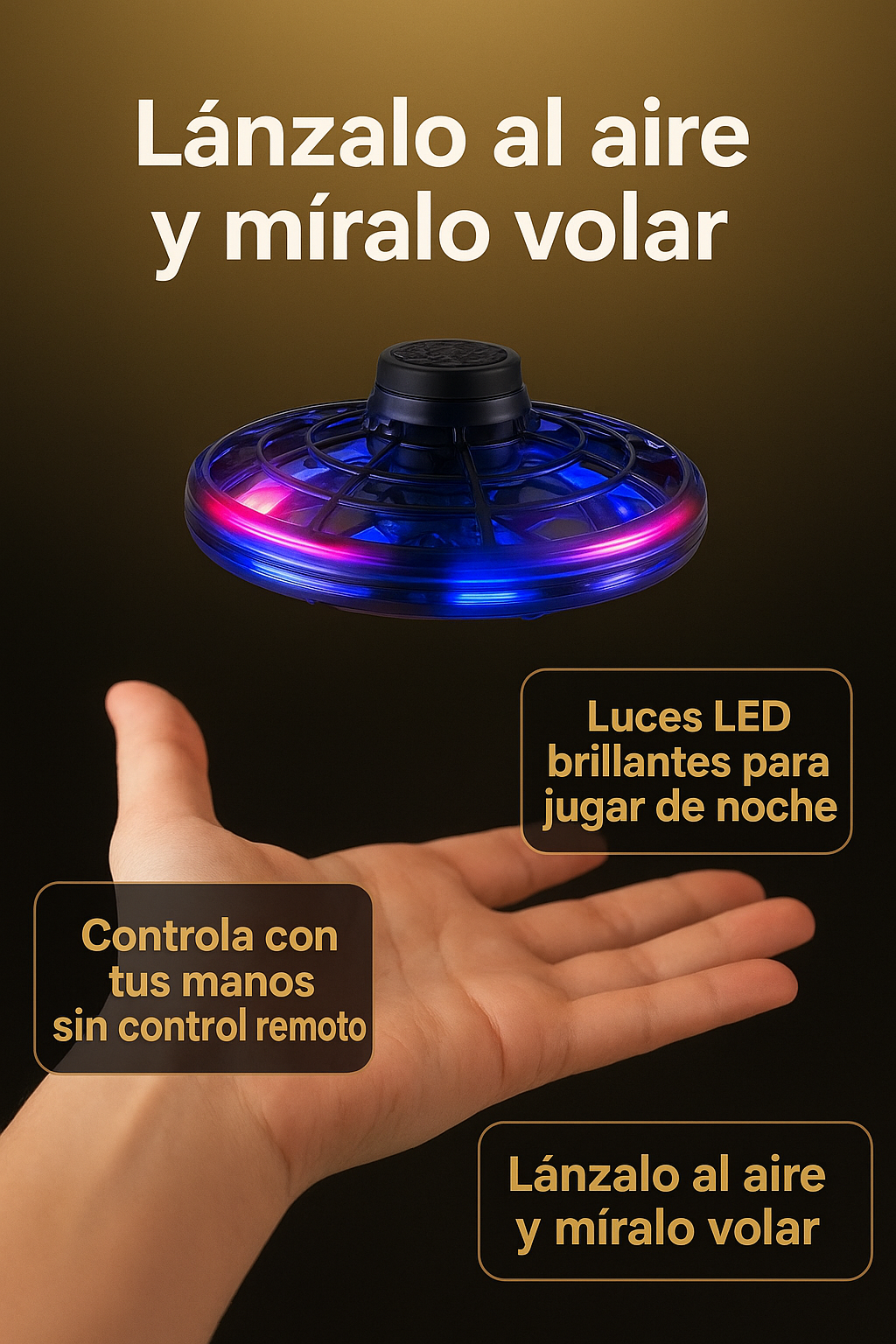 SkySpinner™ 🌌✨ – El giroscopio volador que prende la diversión en tus manos 🙌🎉