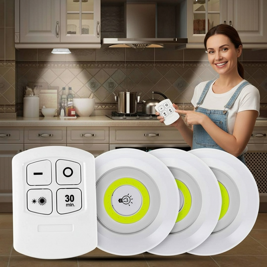 LuminaPro™ 🔦Set de 3 Luces de Emergencia con Control Remoto