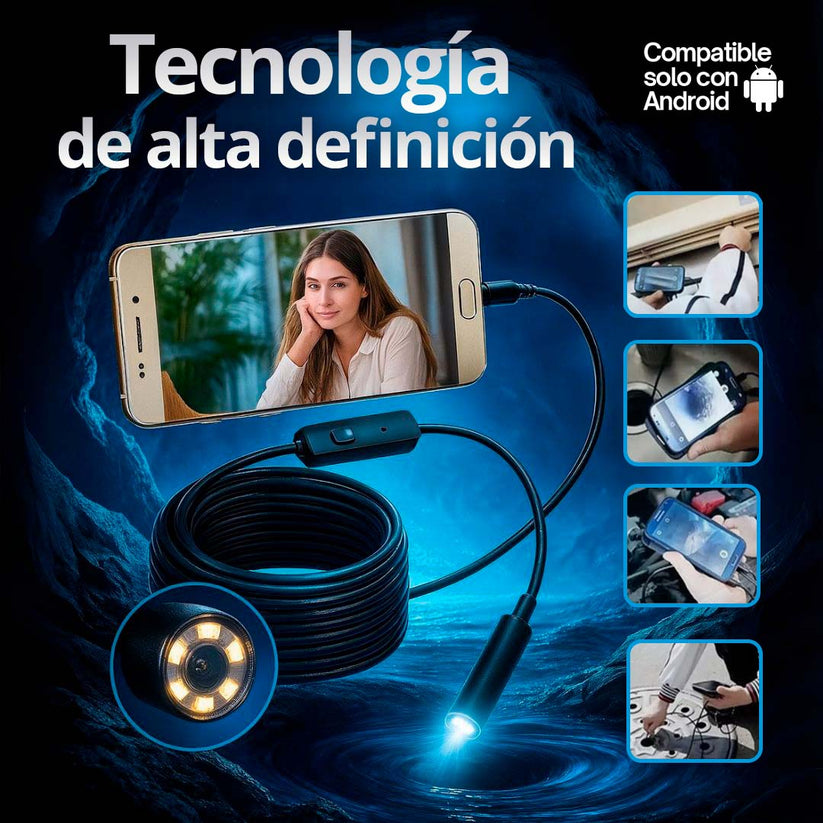 ProScope™ Cámara Endoscópica Wifi Impermeable